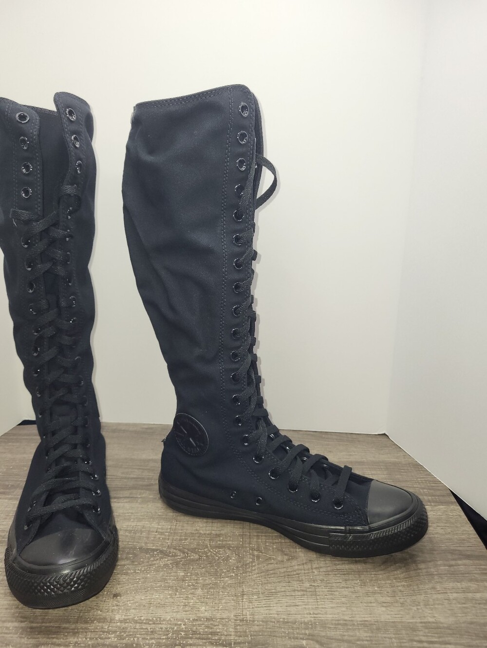 Converse Boots Chuck Taylor Knee High Zip All-Star A12325C Women's Size 8 New - Picture 2 of 8